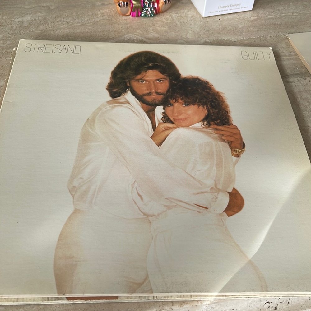 Barbara Streisand Guilty Vinyl record EUC